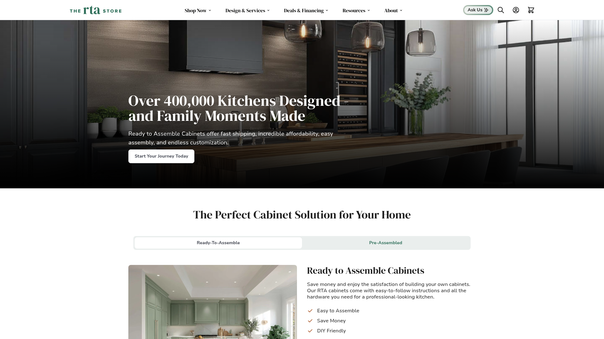 The RTA Store — homepage